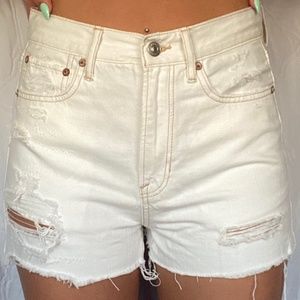 White Shorts